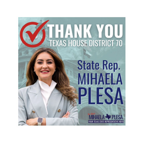 Mihaela Pleșa câștigă alegerile pentru Camera Reprezentanților din Texas