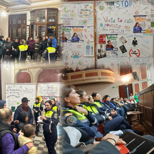 Tineri și părinți se implică în campania de prevenire a consumului de droguri în Vrancea