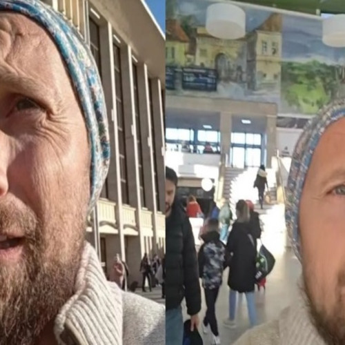 Prezentatorul TV a călătorit cu trenul, împărtășind experiența pe rețele sociale