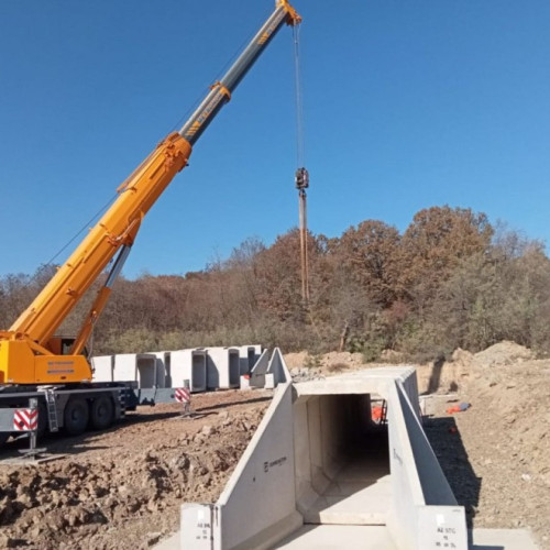 Lucrări avansate la autostrada Margina - Holdea