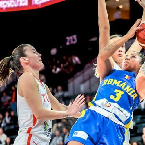 Eșec dureros pentru echipa națională de baschet feminin a României în fața Turciei