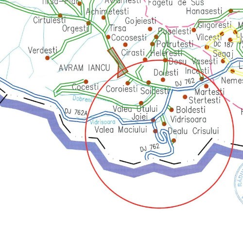 Asfaltarea drumului judetean DJ 762 între comuna Avram Iancu și județul Hunedoara