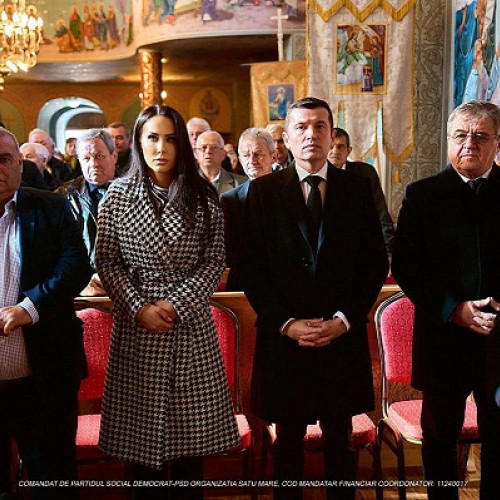 Candidatii PSD Satu Mare participa la hramul Bisericii "Sfintii Arhangheli Mihail si Gavriil"
