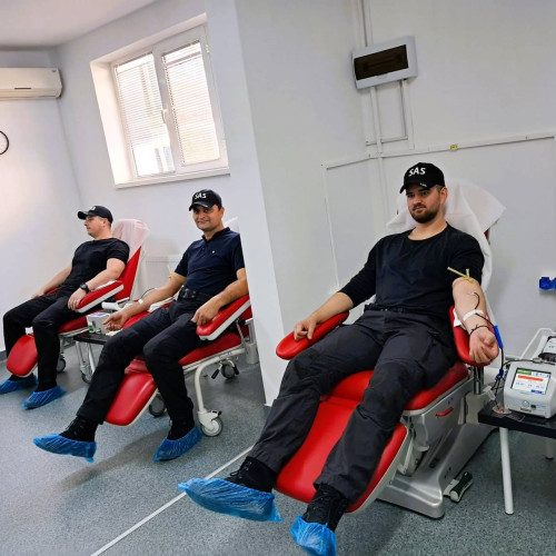 Mobilizare exemplară a polițiștilor din Dâmbovița pentru donații de sânge