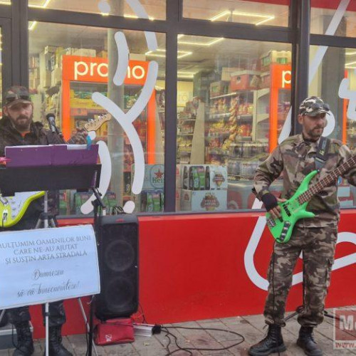 Muzica stradală a fratelor Ștefănescu răsună în Botoșani