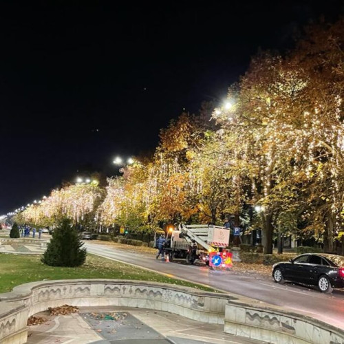 Bucureștiul se pregătește pentru sărbători cu un nou sistem de iluminat festiv