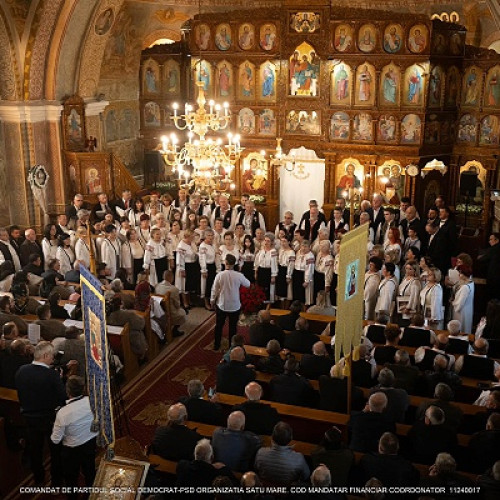 Sărbătoare în comuna Medieșu Aurit: 90 de ani de cânt bisericesc