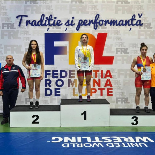 Simona Ionescu, medaliată cu bronz la Campionatul Național de Lupte U23