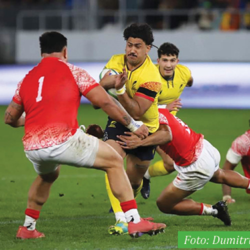 România câștigă în fața Tongăi în primul meci-test al toamnei