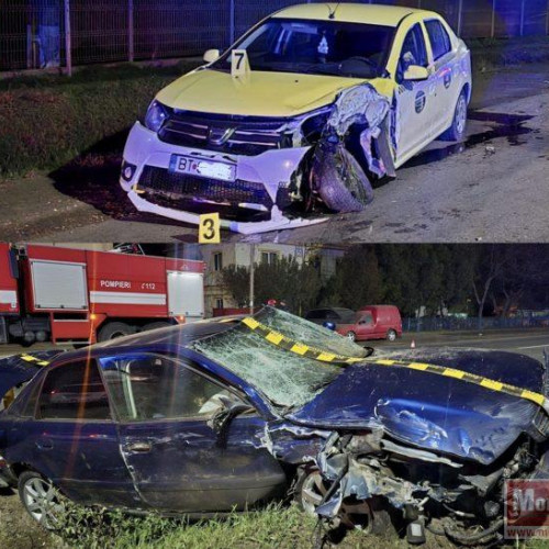 Accident grav între Catamarasti-Deal și Botoșani, două persoane transportate la spital