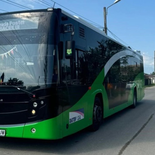 Revenirea autobuzelor RATBV pe str. Lunga din Bartolomeu