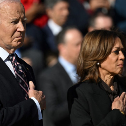 Joe Biden și Kamala Harris marchează Ziua Veteranilor la Arlington