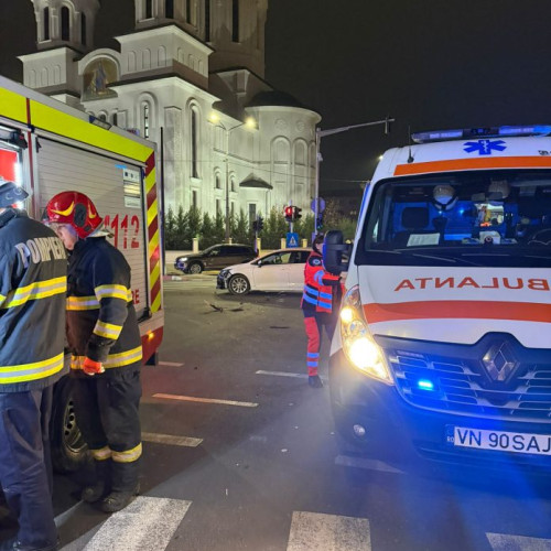 Accident rutier pe bulevardul Unirii din Focșani