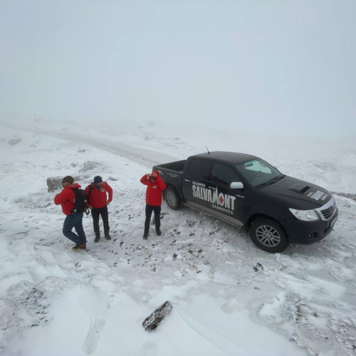 Intervenție dificilă a salvatorilor montani din Dâmbovița