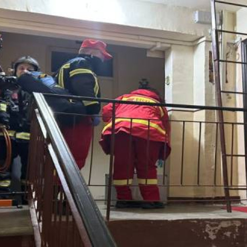 Panicǎ în blocul de pe strada Eugen Jebeleanu