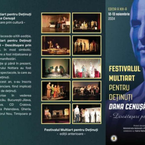 Festivalul Multiart pentru Deținuți "Dana Cenușă" se desfășoară la Teatrul Nottara