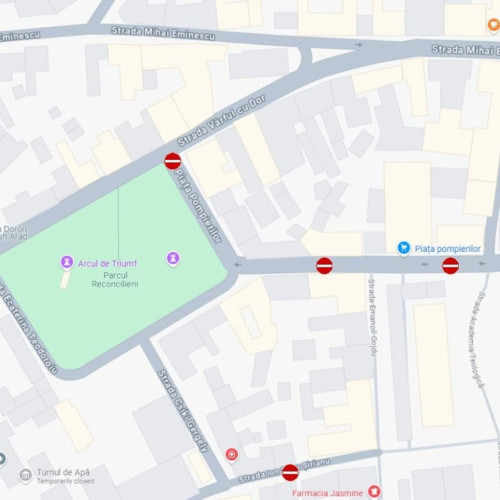 Restricții rutiere pentru organizarea Târgului de Crăciun