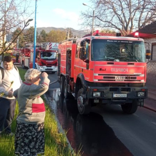 Incendiu la acoperișul unei case pe strada Traian din Brașov
