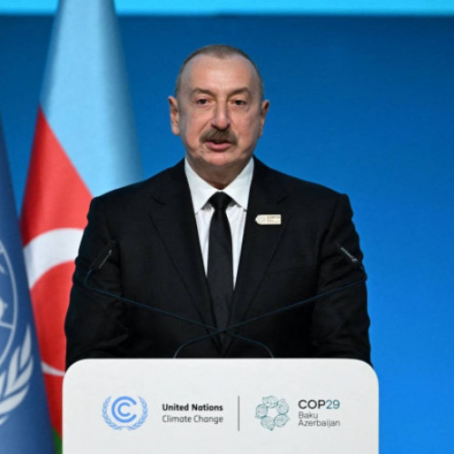 Ilham Aliev acuză presa occidentală de &quot;fake news&quot; la COP29