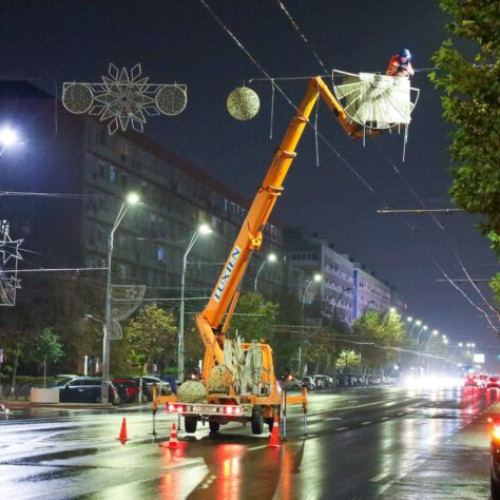 Primarul Sectorului 4 anunță montarea luminilor festive pe bulevardul Dimitrie Cantemir
