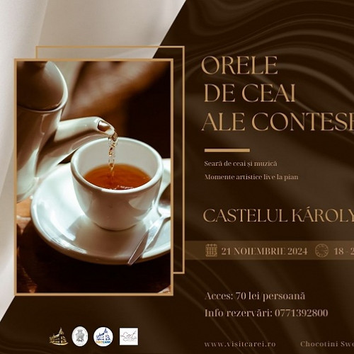 Experiență elegantă de ceai la Castelul Karolyi