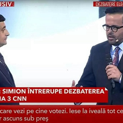 George Simion ripostează în fața acuzațiilor în dezbaterea electorală