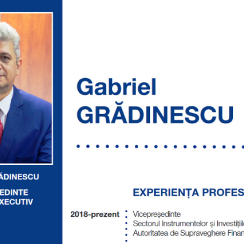 Gabriel Gradinescu, noul director al companiei de stat, cu o carieră impresionantă în domeniul bancar