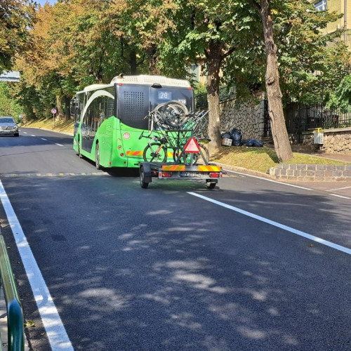 RATBV suspendă transportul gratuit al bicicletelor pe linia 20