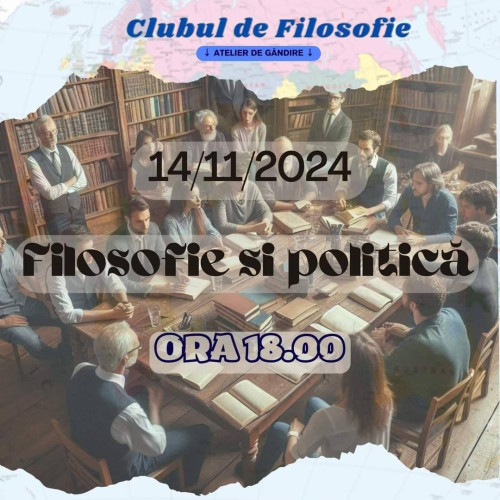 Întâlnire a Clubului de filosofie la Biblioteca Județeană "I. H. Rădulescu" Dâmbovița