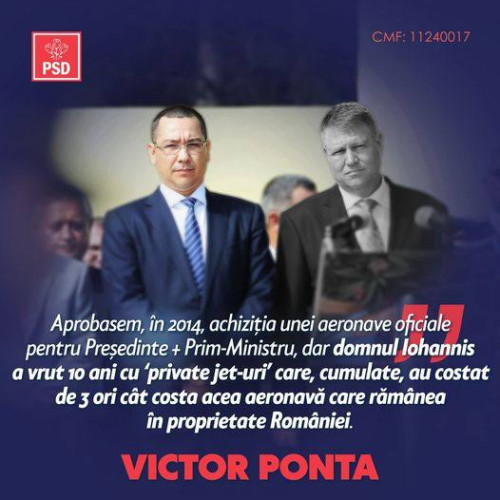 PSD cere înființarea unei comisii de anchetă pentru cheltuielile lui Klaus Iohannis