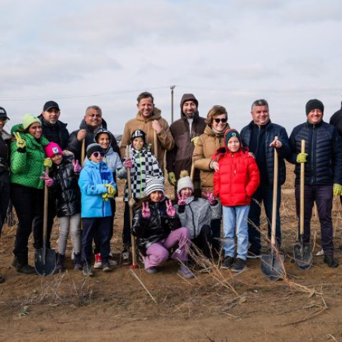 Mii de puieți prind rădăcini sănătoase în Ilfov