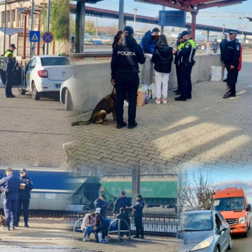 O acțiune de amploare a poliției în transportul feroviar din Vrancea