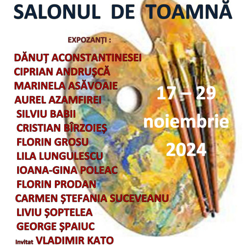 Muzeul Județean Botoșani organizează expoziția „Salonul de toamnă”