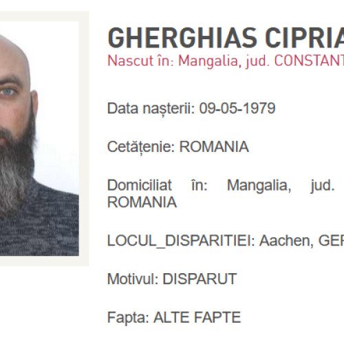 Bărbat dispărut după plecarea în străinătate