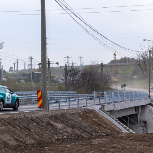 Podul de pe Calea Smardan din Galați a fost deschis circulației