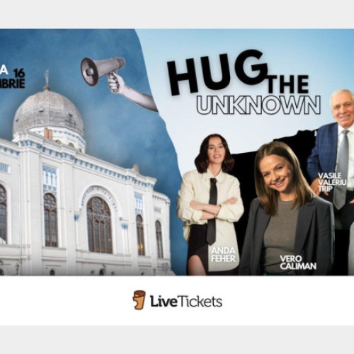 Sinagoga Neologa Sion din Oradea va găzdui evenimentul "Hug The Unknown"