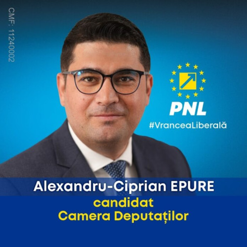 Alexandru Ciprian Epure își anunță candidatura pentru Camera Deputaților