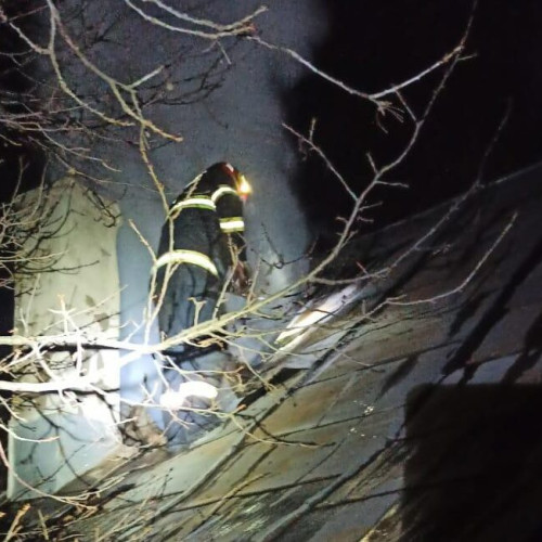 Incendiu în Pomarla: O casă a fost salvată de intervenția rapidă a pompierilor