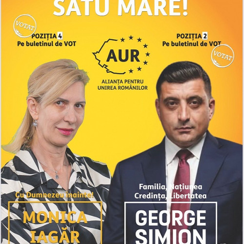 Monica Iagar candidează pe lista AUR pentru Camera Deputaților