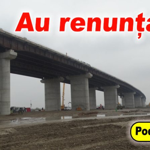 Dispariția betonierele de pe șantierul podului peste Buzău ridică semne de întrebare