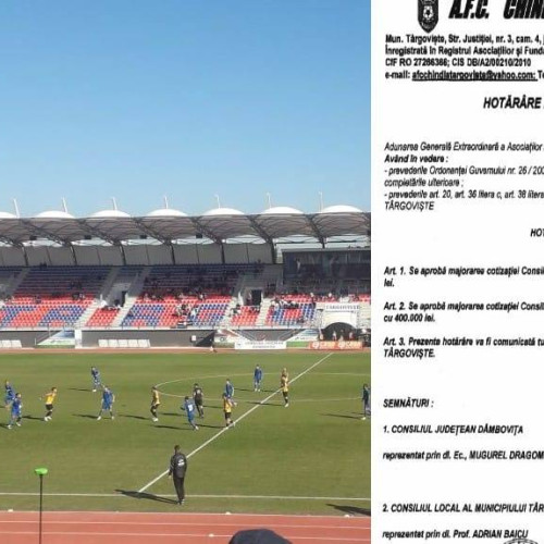 Chindia Târgoviște se află într-o situație critică, susține deputatul Daniel Blaga