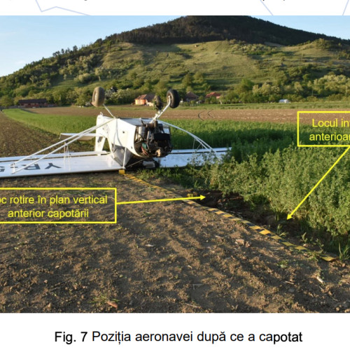 Aterizarea pe un teren necorespunzător, cauza principală a accidentului aviatic din Vurpar