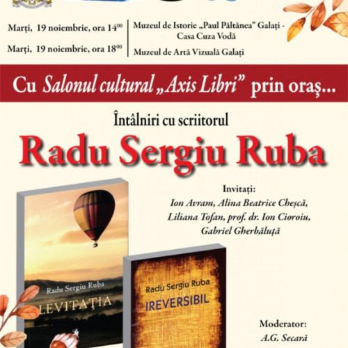 Lansare de carte la Biblioteca Județeană "V.A. Urechia" din Galați