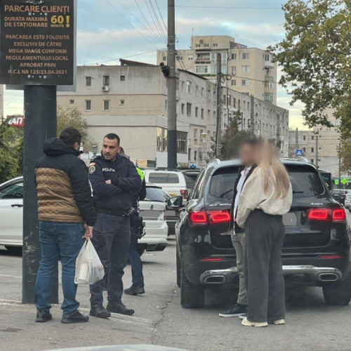 Încăierare în fața unui supermarket, intervenția poliției a fost rapidă