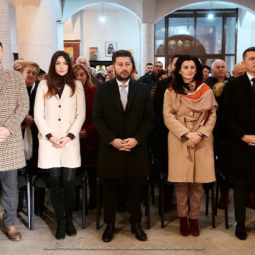 Adrian Micle, candidatul PSD, a participat la slujba de la Biserica "Nașterea Domnului" din Satu Mare