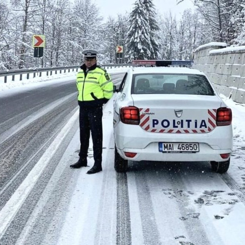 Soferii au interzis pe 27 de drumuri din Romania pe timpul iernii