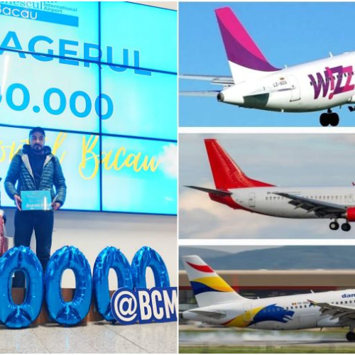 Aeroportul Internațional "George Enescu" Bacău a atins 500.000 de pasageri în 2024