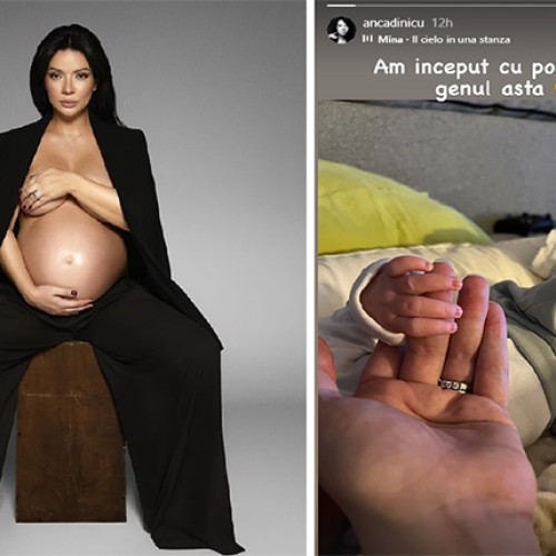Anca Dinicu a devenit mamă pentru prima dată