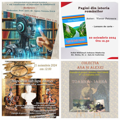 Biblioteca Județeană "I. H. Radușescu" Dâmbovița organizează Zilele Bibliotecii