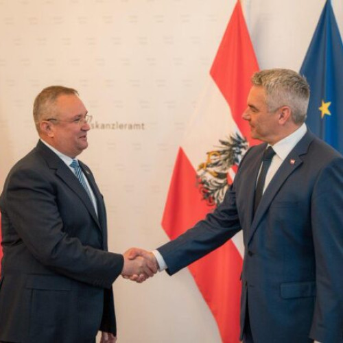 Nicolae Ciucă se întâlnește cu cancelarul austriac pentru discuții despre Schengen